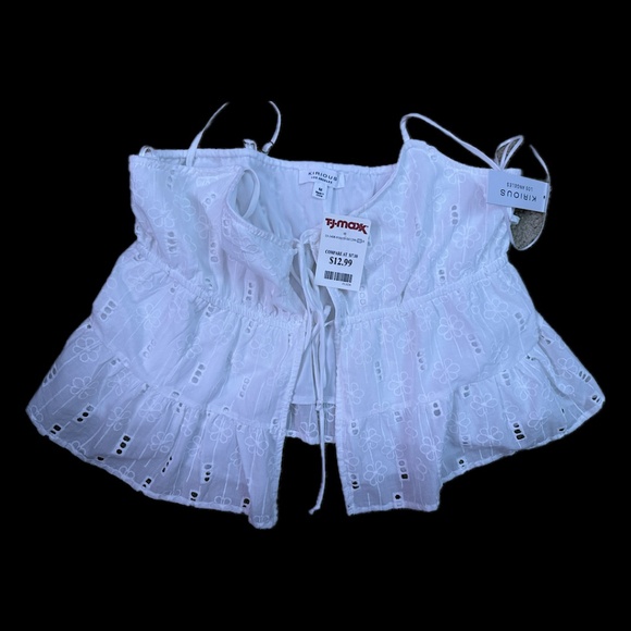 White crop top Lot, hollister, kirious, SHEIN and japna - Picture 4 of 5